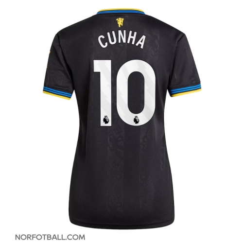 Billige Fotballdrakt Manchester United Matheus Cunha #10 Replika Tredjedrakt Dame 2025-26 Kortermet Billige Fotballdrakt Manchester United Matheus Cunha #10 Replika Tredjedrakt Dame 2025-26 Kortermet